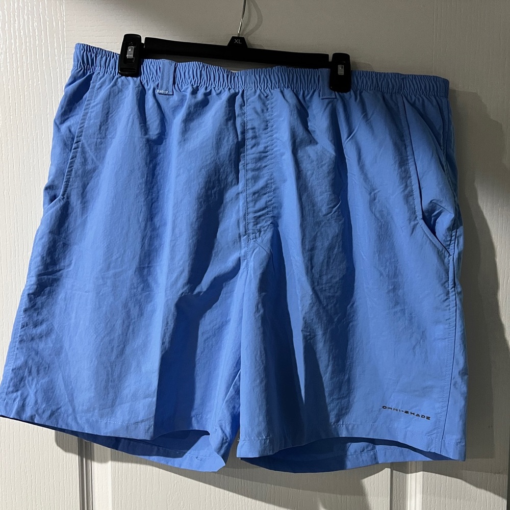 Columbia Light Blue PFG Backcast III™ Water Shorts‎ size 1X NWOT